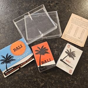 Vintage 1954 "Bali" classic card word game